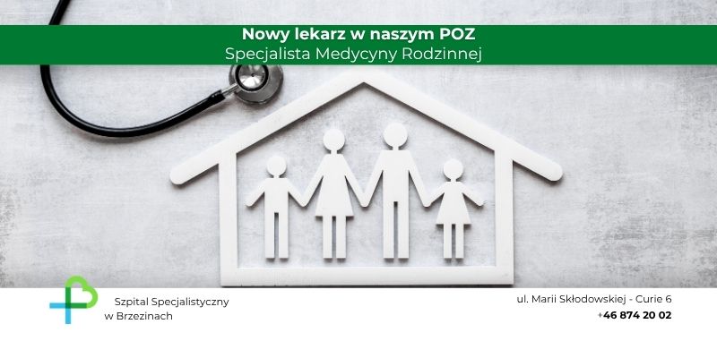 Nowy lekarz – specjalista medycyny rodzinnej w naszym POZ